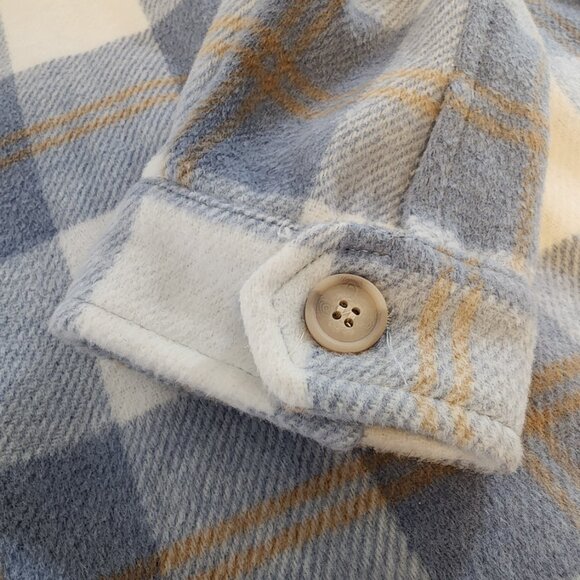 Women's Warm & Cozy Plaid Flannel Shirt/Jacket - XL - NWT - Picture 3 of 9